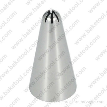Closed star pastry nozzles icing tube cake decorating sugarcraft